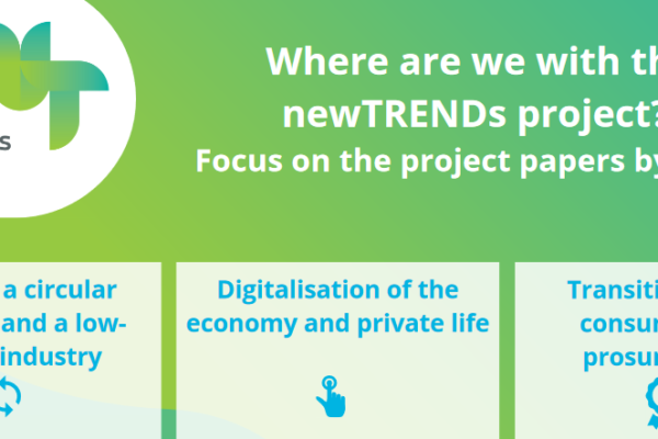 Where are we with the newTRENDs project?￼ Focus on the project papers by trend