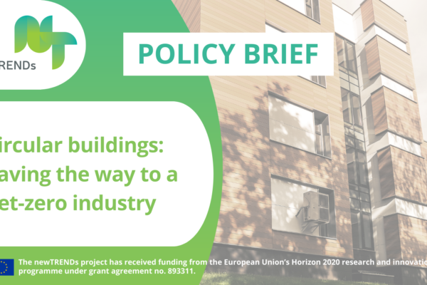 Policy brief – Circular buildings: Paving the way to a net-zero industry