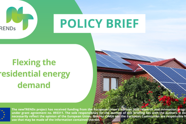Policy brief – Understanding residential energy demand flexibility