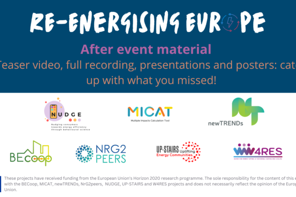 RE-energising Europe – after event material now available!
